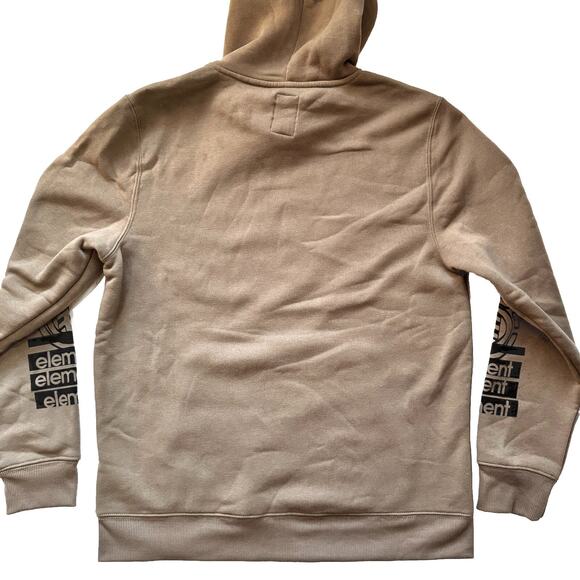 Men's Taupe Sweatshirt Fleece Hoodie With Pocket NWT - Size M - Picture 7 of 8